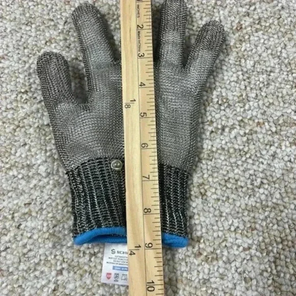 Schwer SlicePro ANSI A9 Cut Resistant Glove PR1706 Stainless Steel Mesh Metal... - Picture 3 of 3